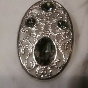 Vintage costume jewelry woman's brooch
